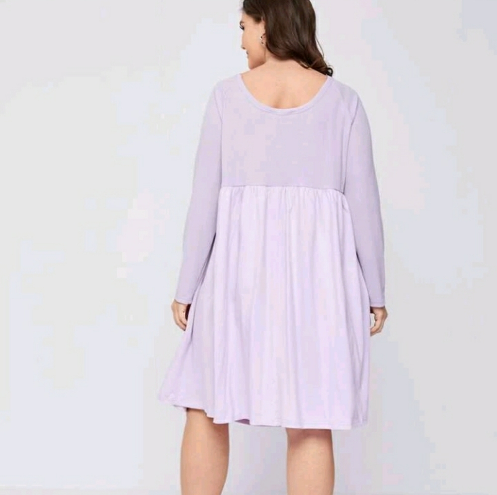 NEW Plus Casual Smock Dress - Picture 3 of 11